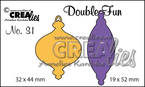 Double Fun stans no. 31, Kerstbal A+B dicht klein
