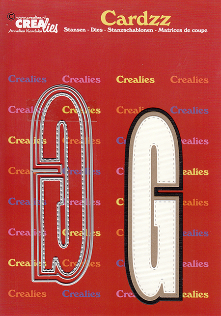 Cardzz Dies No 407 Letter G Crealies