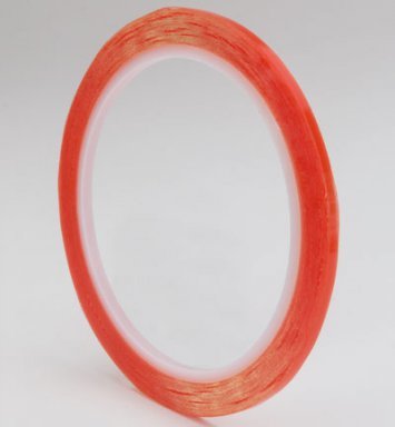 Red sticky tape 3 mm