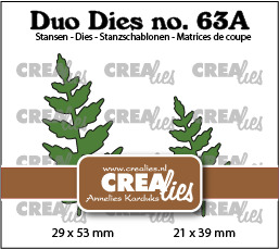 Duo Dies no. 63a, Leaves 15 mirror image