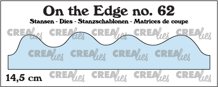 On the Edge stans no. 62, 4 golven of sneeuwbanken 14,5 cm