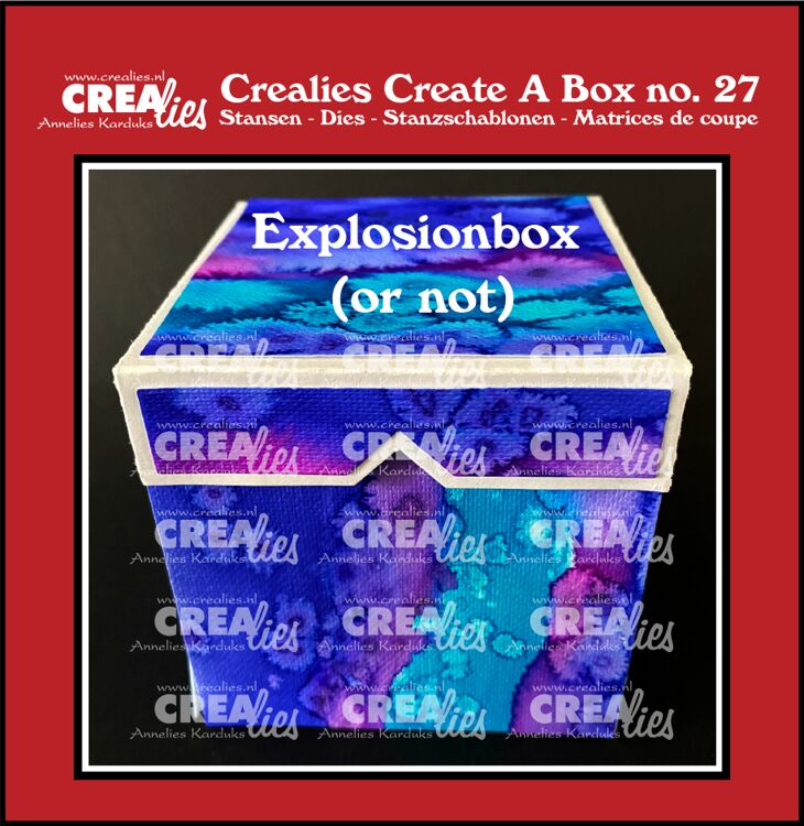 Box Or Not Create A Box dies no. 27, Explosion (or not) box | Crealies