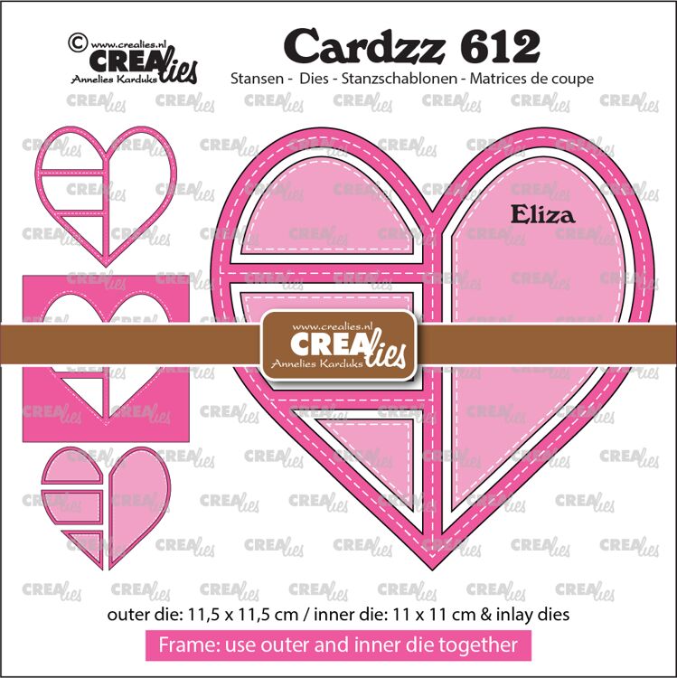 Cardzz stansen no. 612, Frame & Inlay Eliza