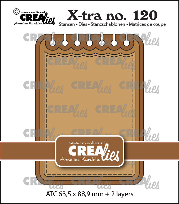 X-tra stansen no. 120, ATC notebook horizontaal