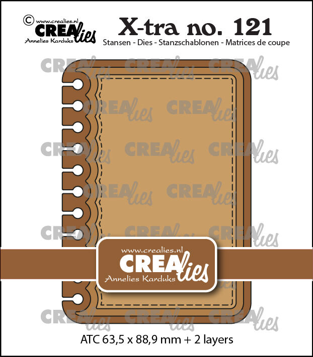 X-tra stansen no. 121, ATC notebook verticaal