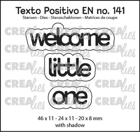 Texto Positivo stansen no. 141, welcome little one