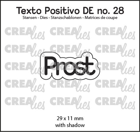 Texto Positivo Stanzschablonen no. 28, Prost