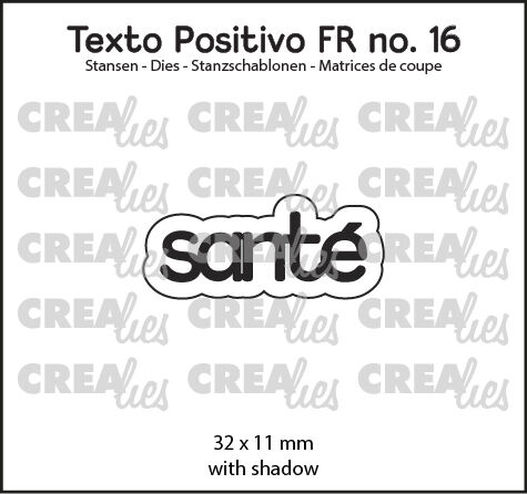 Texto Positivo Matrice de coupe no. 16, santé