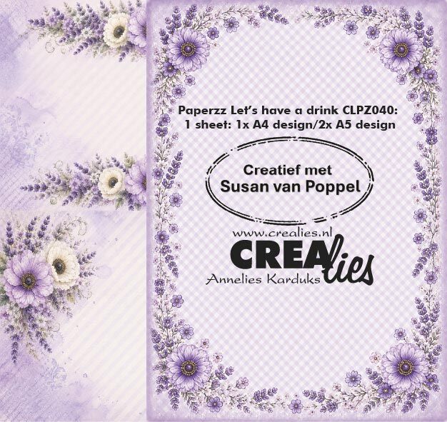 Designpapier Let's have a drink H